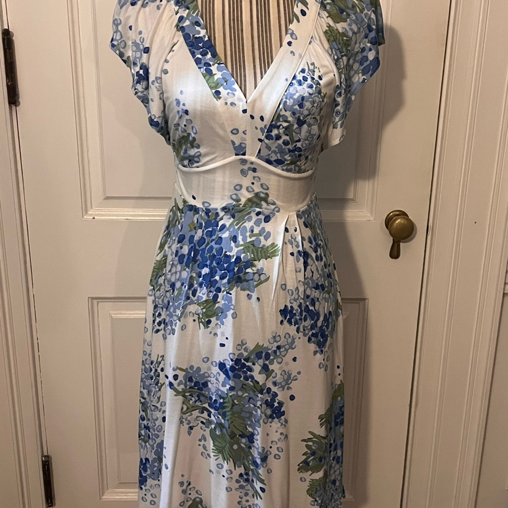 Boden 4p floral soft lined dress D99